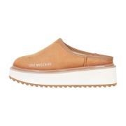 Love Moschino Bruna Plattform Sandaler Höst Vinter Brown, Dam