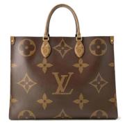 Louis Vuitton Vintage Pre-owned Tyg louis-vuitton-vskor Brown, Dam