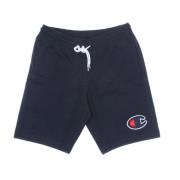 Champion Navy Blue Träningsbyxor Shorts Borstad Bomull Blue, Herr