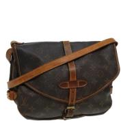 Louis Vuitton Vintage Pre-owned Canvas louis-vuitton-vskor Brown, Dam