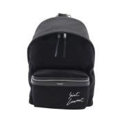 Yves Saint Laurent Vintage Pre-owned Bomull ryggsckar Black, Dam