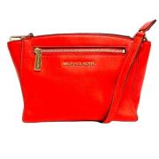 Michael Kors Pre-owned Pre-owned Laeder crossbodyvskor Orange, Dam