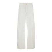 Jacquemus Vit Denim Jeans Scala White, Herr