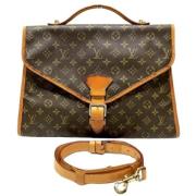 Louis Vuitton Vintage Pre-owned Tyg louis-vuitton-vskor Brown, Dam