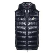 Moncler Blå Dunfylld Huva Dragkedja Jacka Blue, Herr