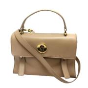 Yves Saint Laurent Vintage Pre-owned Laeder handvskor Beige, Dam