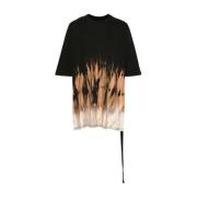 Rick Owens Jumbo Kortärmad T-shirt Black, Herr