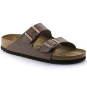 Birkenstock Nubuck Sliders för Män Brown, Herr