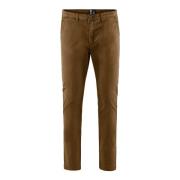 BomBoogie Slim Fit Chino Byxor i Gabardin Brown, Herr