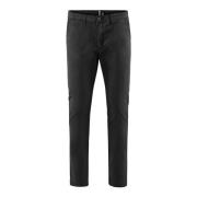 BomBoogie Slim Fit Chino Byxor i Gabardin Black, Herr