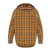 Diesel Skjorta S-Dewny-Hood-A Brown, Herr