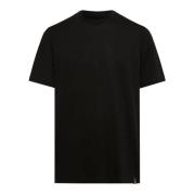 Boggi Milano Tencel ullblandnings T-shirt Black, Herr