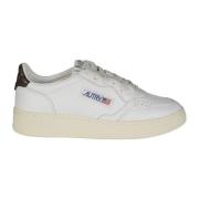 Autry Låga Läder Medalist Sneakers White, Dam