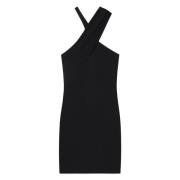 Courrèges Korsad Maxi Klänning Black, Dam