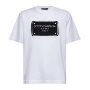 Dolce & Gabbana Stiliga T-shirts och Polos Kollektion White, Herr