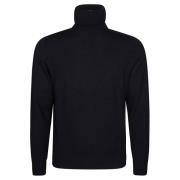 Drumohr Merino Turtleneck Tröja Blue, Herr