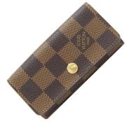 Louis Vuitton Vintage Pre-owned Tyg nyckelhllare Brown, Dam