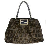 Fendi Vintage Pre-owned Canvas fendi-vskor Brown, Dam