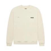 Woodbird Crewneck Sweatshirt med Print Design White, Herr