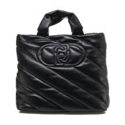 Liu Jo Quiltad Shopper med Logodetaljer Black, Dam