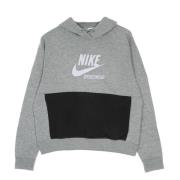 Nike Fleece Hoodie Heritage Tröja med lång ärm Gray, Dam