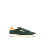 Autry Platta låga sneakers i mocka Green, Herr