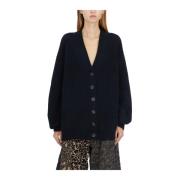 UMA Wang Oversized Cardigan Sweater Black, Dam