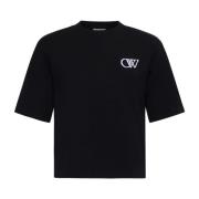 Off White Svarta T-shirts och Polos Black, Dam