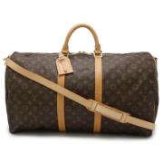 Louis Vuitton Vintage Pre-owned Tyg louis-vuitton-vskor Brown, Dam