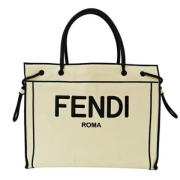 Fendi Vintage Pre-owned Canvas fendi-vskor Beige, Dam