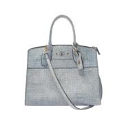 Louis Vuitton Vintage Pre-owned Laeder louis-vuitton-vskor Blue, Dam