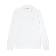 Lacoste Vit långärmad polotröja White, Herr