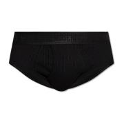 Moschino Ribbed Briefs Black, Herr