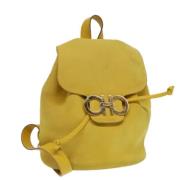 Salvatore Ferragamo Pre-owned Pre-owned Mocka axelremsvskor Yellow, Da...