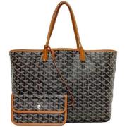 Goyard Vintage Pre-owned Belagd canvas totevskor Black, Dam