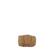 Malababa Handgjord Läder Clutch Brown, Dam