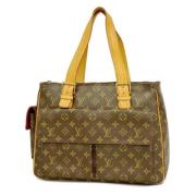 Louis Vuitton Vintage Pre-owned Tyg louis-vuitton-vskor Brown, Dam