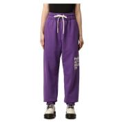 Charles Design Logo Print Sweatpants Pharmacy Industry Purple, Dam