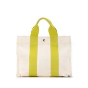 Hermès Vintage Pre-owned Canvas totevskor White, Dam