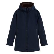 Herno Elegant Funktionell Parka med Dunfyllning Blue, Herr