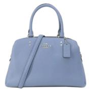 Coach Pre-owned Pre-owned Plast handvskor Blue, Dam