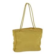 Prada Vintage Pre-owned Nylon totevskor Yellow, Dam