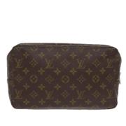 Louis Vuitton Vintage Pre-owned Canvas kuvertvskor Brown, Dam