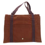 Hermès Vintage Pre-owned Canvas axelremsvskor Brown, Dam