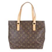 Louis Vuitton Vintage Pre-owned Tyg louis-vuitton-vskor Brown, Dam