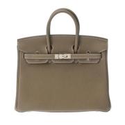 Hermès Vintage Pre-owned Laeder handvskor Gray, Dam