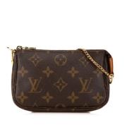 Louis Vuitton Vintage Pre-owned Canvas kuvertvskor Brown, Dam