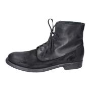 Moma Vintage Mocka Ankelboots för Män Black, Herr