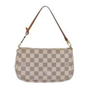 Louis Vuitton Vintage Pre-owned Canvas kuvertvskor White, Dam