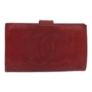 Chanel Vintage Pre-owned Laeder plnbcker Red, Dam